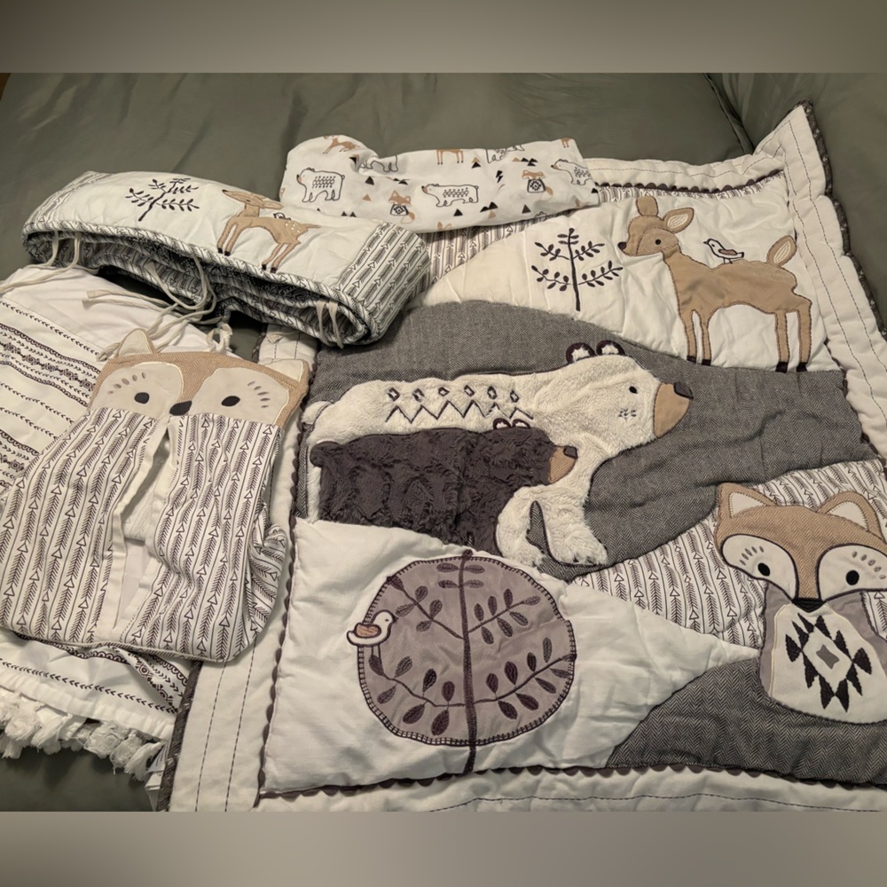 Woodland Baby Nursery Bedding